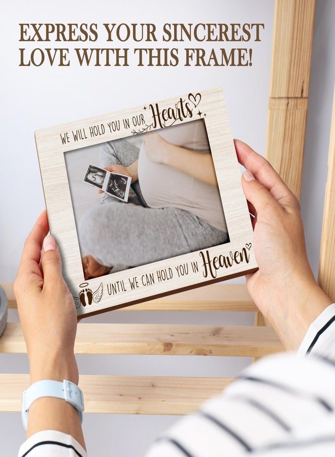 Mueddur Miscarriage Photo Frame, Sonogram Memorial Wooden Picture Frames, Sympathy Frame For Loss of Loved One, Goodness Miscarriage Gifts, Infant Loss Memorial Gifts For Mom Dad, 14 - Image 3